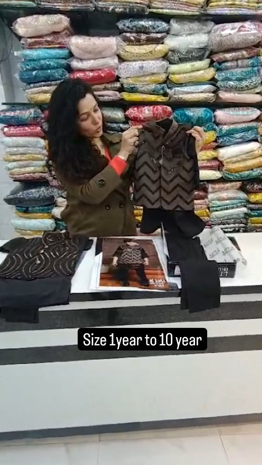 Fancy kurta pajama with jkt.