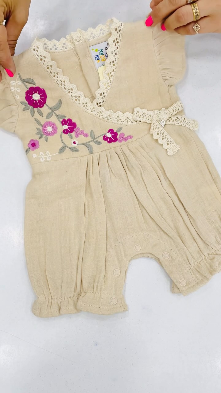 D.NO-04-1549 MUSLIN ROMPER H/S