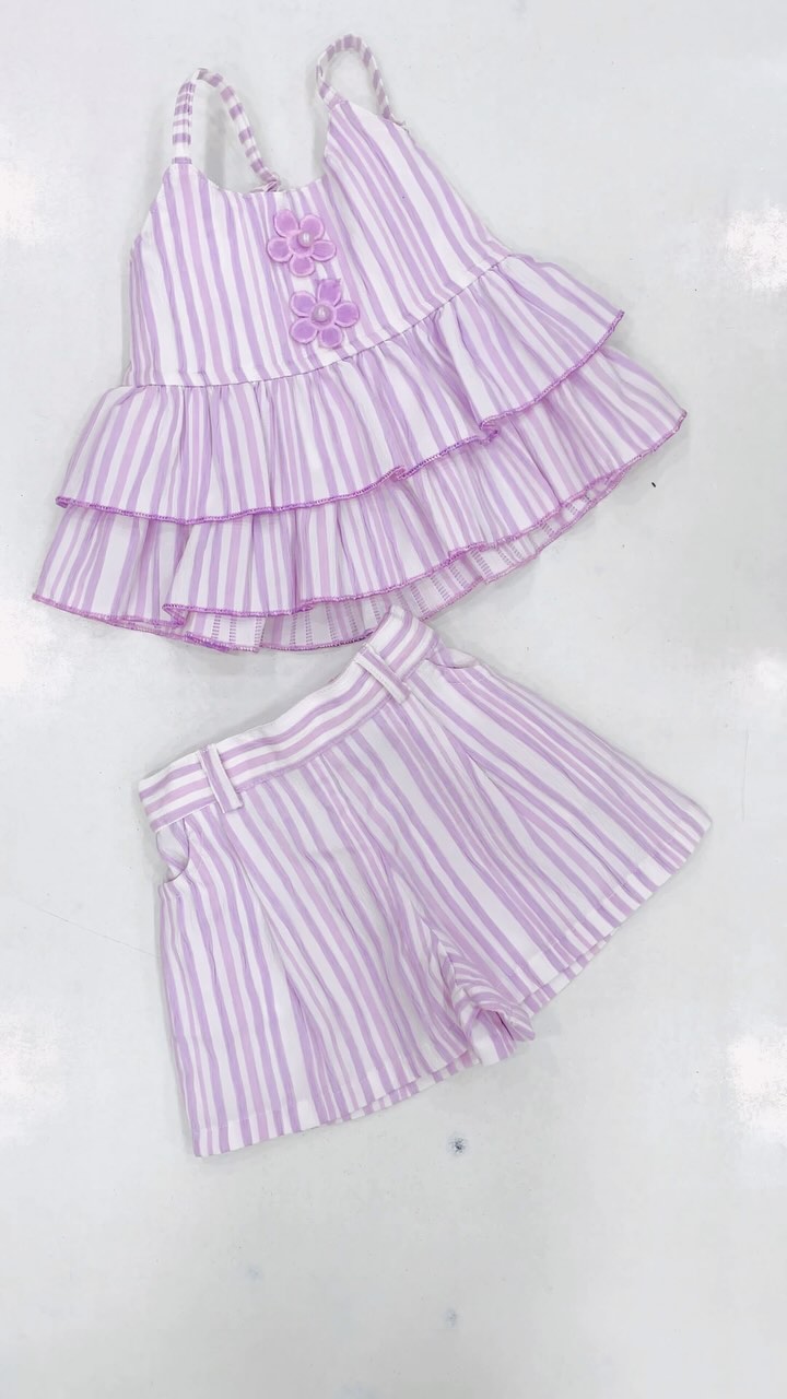D.NO-90011 GIRL SHORT SET H/S