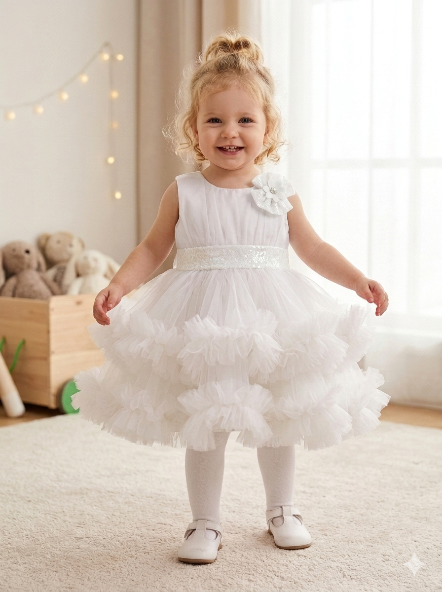 Girls' Strawberry Casual Frock